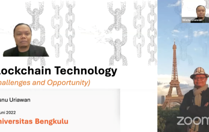 HIMASIF (Information System Student Association) and Information Systems Study Program Holds National Webinar “Blockchain Technology”￼