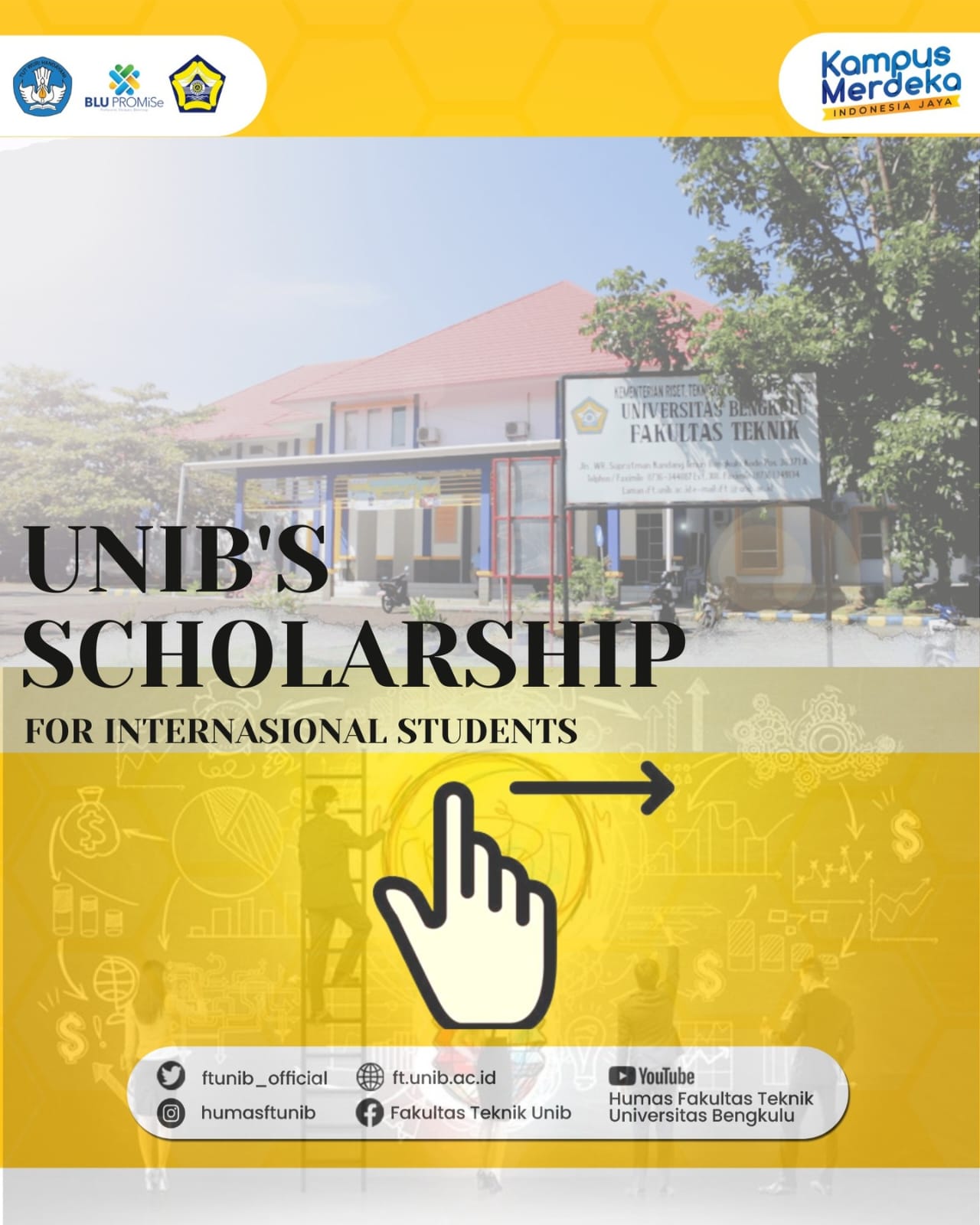 UNIB Scholarship. For Internasional Student